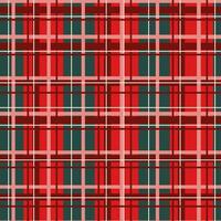 Red green christmas patchwork gingham tartan check plaid grid seamless pattern tablecloth blanket vector