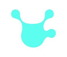 Y2K blob metaball pattern. Abstract shape and icon with retro design. Modern flat element, perfect for decoration, graphic collection, or trendy streetwear themes. vector