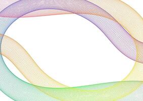 Digital wave white background. Futuristic fluid wave wireframe polygon and colorful concept. vector