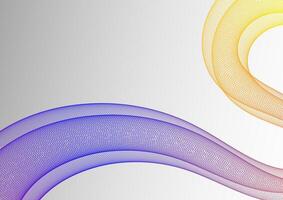 Digital wave white background. Futuristic fluid wave concept. Design for line technology abstract wireframe polygon background gradient communication. vector