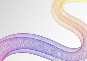 Digital wave white background. Futuristic fluid wave wireframe polygon concept. Design for line technology liquid connect internet abstract background gradient. vector
