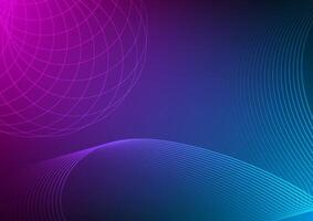 Abstract wave technology background. Digital line futuristic internet online concept. Design for futuristic, fiber optic, wave, telecoms, digital, internet, online, network. vector