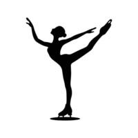 Elegance in Motion The Magic of Figure Skating vector