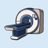 Magentic Resonance Imaging Scanner Illustration vector