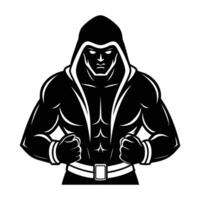 Knockout King Mastering the Art of Power Punching vector