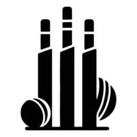 Bowled Out The Drama of Cricket in a Single Frame vector