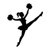 The Art of Cheer High Energy and Precision Moves vector