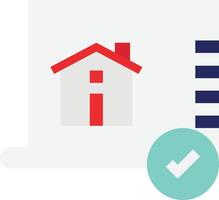 Blueprint Quality Plan Architecture vector