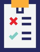 Checklist Document Task Assurance vector