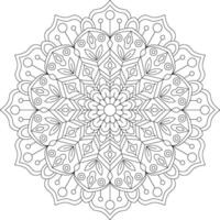 Geometric Mandala for Backgrounds and Illustrations vector