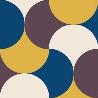 Minimalist tileable bauhaus style pattern vector