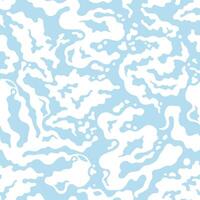 A blue and white pattern with waves vector