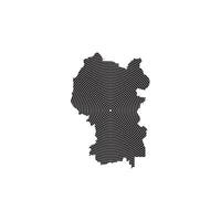 Kuala Lumpur Map Elements Icon vector
