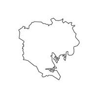 Tokyo Map Element vector