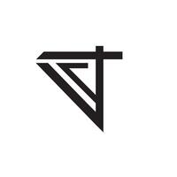 VST Letter Logo vector