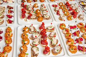 food on the business summit event photo