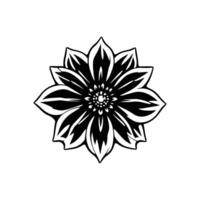 Logo design, flower graphic design vector
