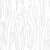 Seamless pattern of wood texture in a hand drawn black and white line art style. Rustic wooden planks surfaces with natural grain details. Perfect for backgrounds and decorative design elements vector