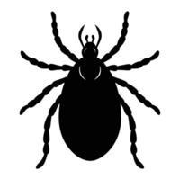 a black tick on a white background vector