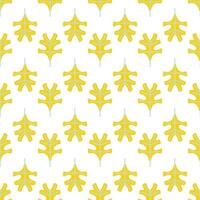Seamless background with leaf elements. Elegant minimal-style floral pattern perfect for contemporary designs. vector