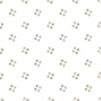 Seamless pattern in minimalist style. Abstract dots. vector