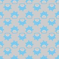 Seamless colorful pattern in minimalist style. vector