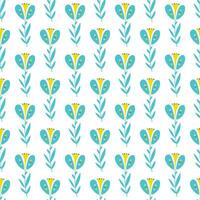 Seamless pattern with herbal elements. Neutral minimalist texture. vector