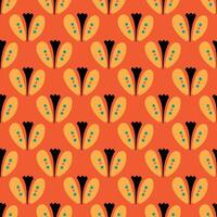 Seamless pattern with abstract bright elements. vector