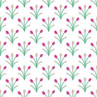 Seamless background with herbal elements. Berry background. vector