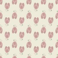 Seamless gentle pattern in minimalist style. vector