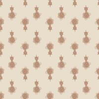 Seamless pattern with abstract elements. vector
