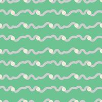Seamless pattern in minimalist style. Wavy lines. A timeless design with subtle details, ideal for a minimalistic touch. vector
