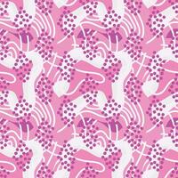 Seamless pattern with colorful doodle ornaments. vector