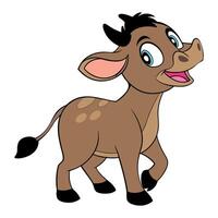 Calf design cartoon vector