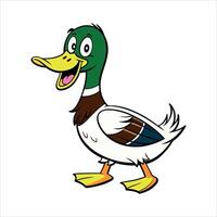 Cartoon duck design vector