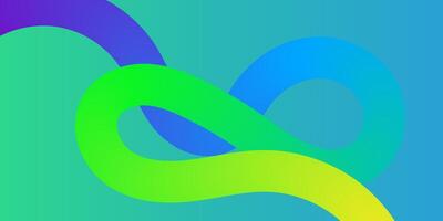 Abstract Colorful Wave Design Gradient Curves, Vibrant Hues, Modern Art vector