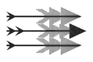 A Dynamic Arrow Design for Business Growth vector