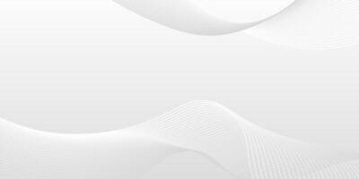 Minimal grey gradient background with line waves. vector
