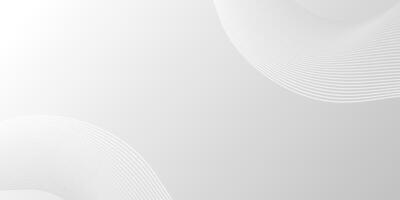 Grey business background with line wave in motion. Lines smooth background vector