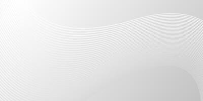Clean elegant wavy background, abstract simple waves grey background. vector