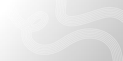 Minimal line waves, elegant grey backdrop for banner, ads, social media, business design vector