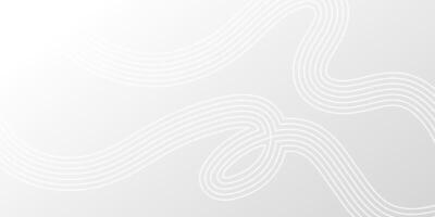 Minimalist grey gradient wavy background design vector