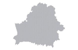 Stylized map of the Belarus made from honeycomb vector