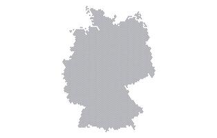 Stylized map of the Germany made from honeycomb vector