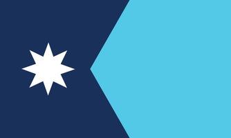 Minnesota flag stock image. vector