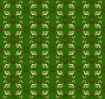 Seamless abstract pattern on green background for fabric or wallpaper vector