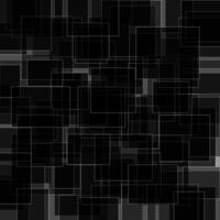 Abstract black background with geometric pattern of gray quadrangles vector