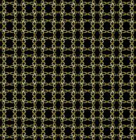 Original small seamless pattern of golden color on a black background vector
