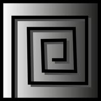 Abstract gray monochrome background with black geometric pattern vector