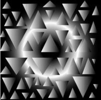 Abstract gray monochrome background in the form of a pattern of triangles on a metal surface vector